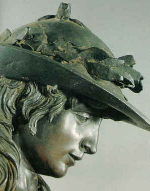 Donatello's David, in bronze, 1430