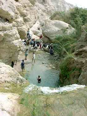 Wilderness of Engedi, <br>where David hid from King Saul