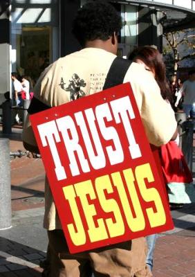 Trust Jesus alone by faith alone to save you