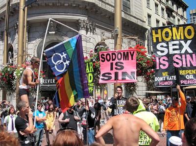Anti-gay preachers in San Francisco