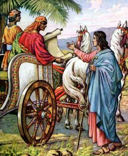 Did you miss a gay man getting saved in Acts 8?