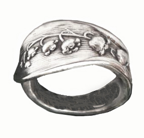 Ring from a spoon handle