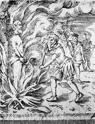 John Calvin burning Michael Servetus