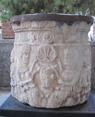 A Cybele altar in the Milano museum